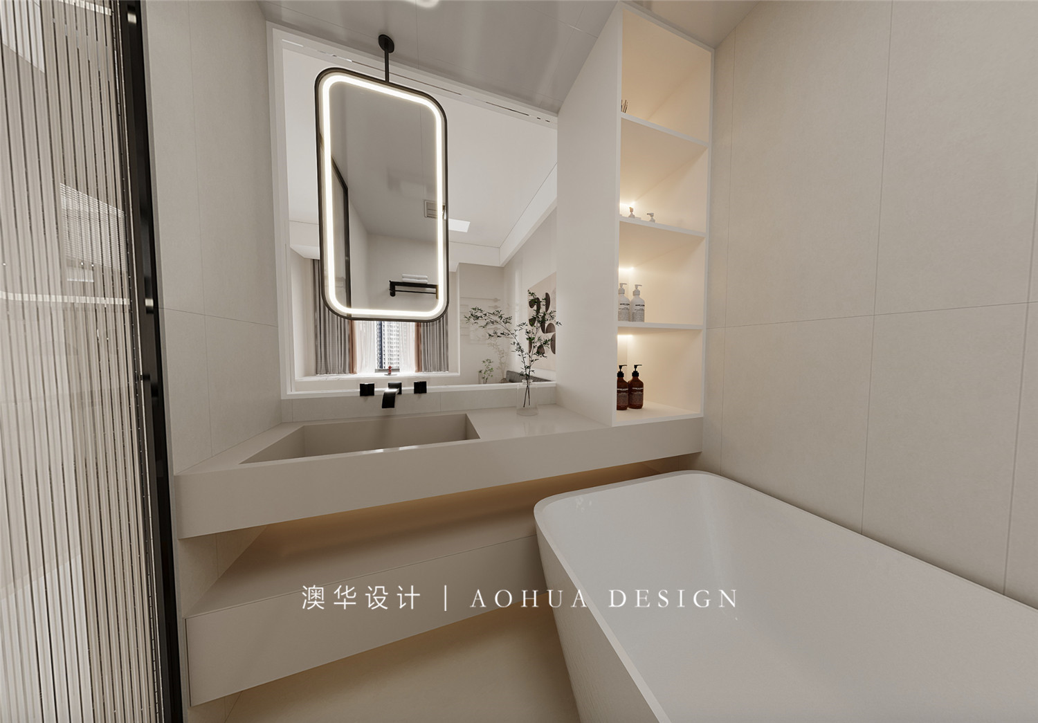 融創(chuàng)玖璽臺(tái)118㎡奶油風(fēng)
