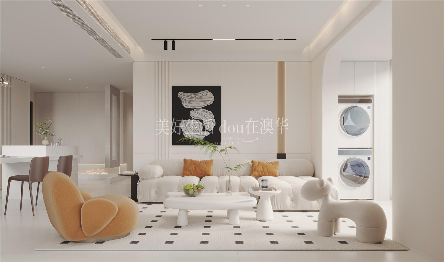 城投聯(lián)投譽江南裝修效果圖,現(xiàn)代極簡,武漢裝修設計